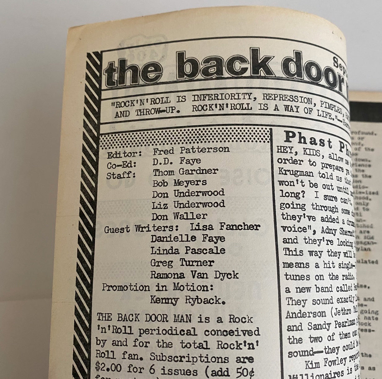 The Back Door Man no. 4