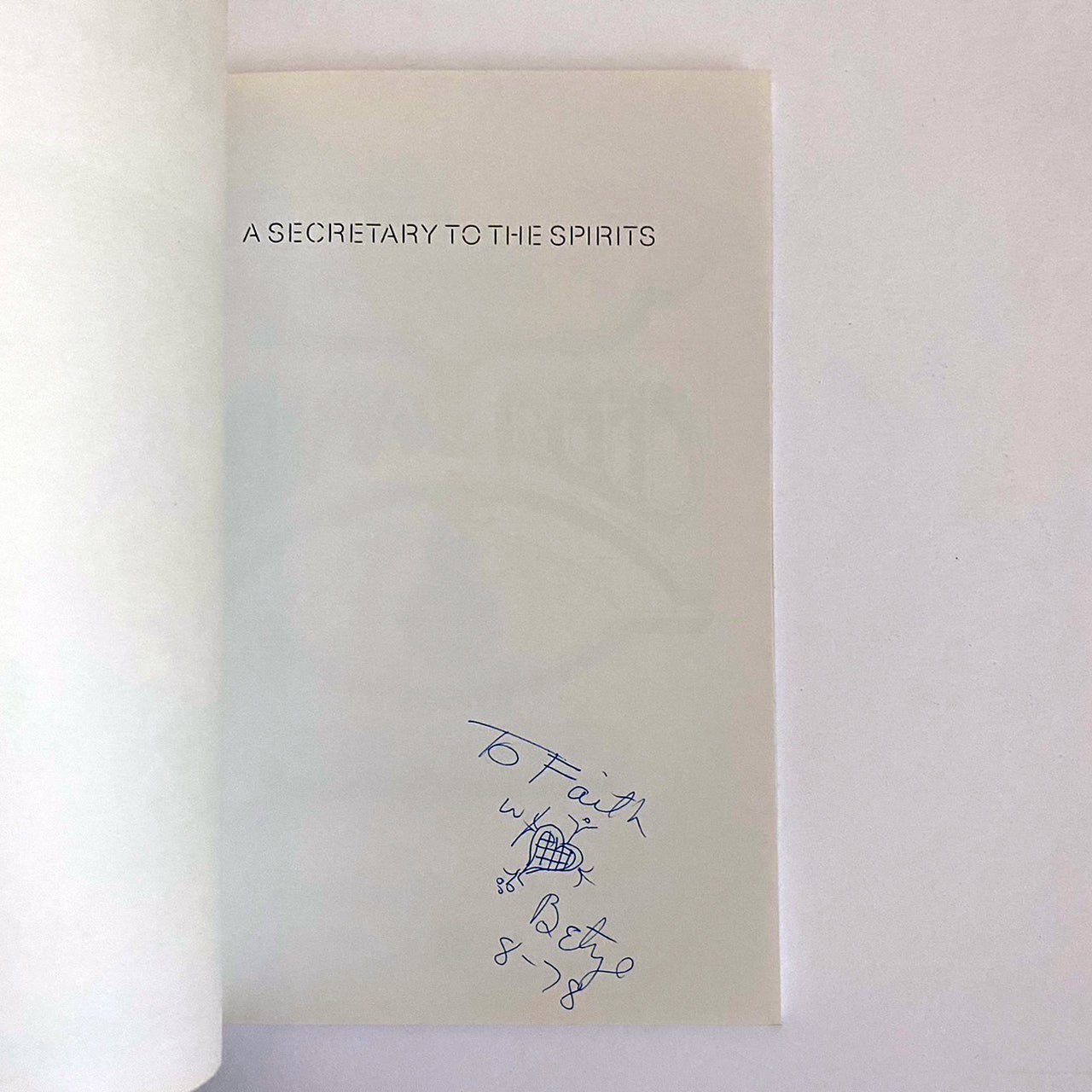 A SECRETARY TO THE SPIRITS Poems by Ishmael Reed
