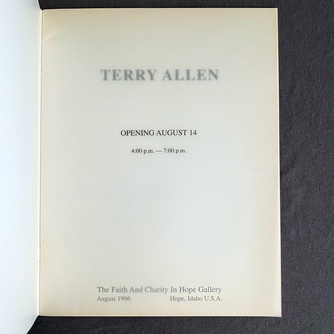 TERRY ALLEN