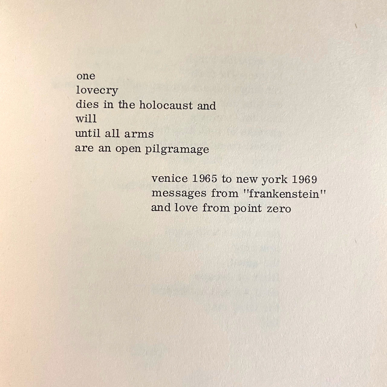 THE ORPHIC EGG by Ziska Baum & Loren Standlee