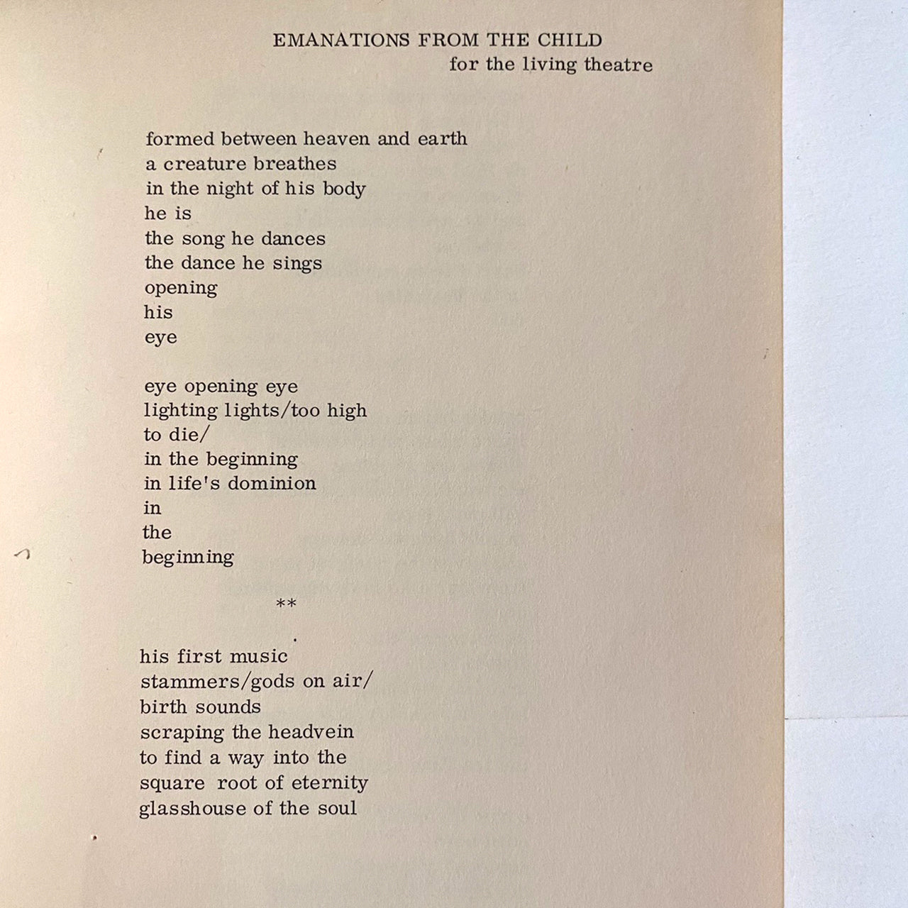 THE ORPHIC EGG by Ziska Baum & Loren Standlee